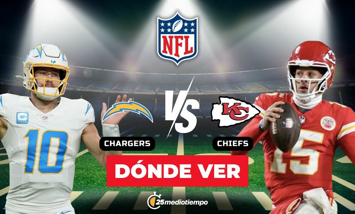 ¡Sigue el emocionante partido Chargers vs. Chiefs EN VIVO! Horario y canal para la Semana 15 de la NFL 2025