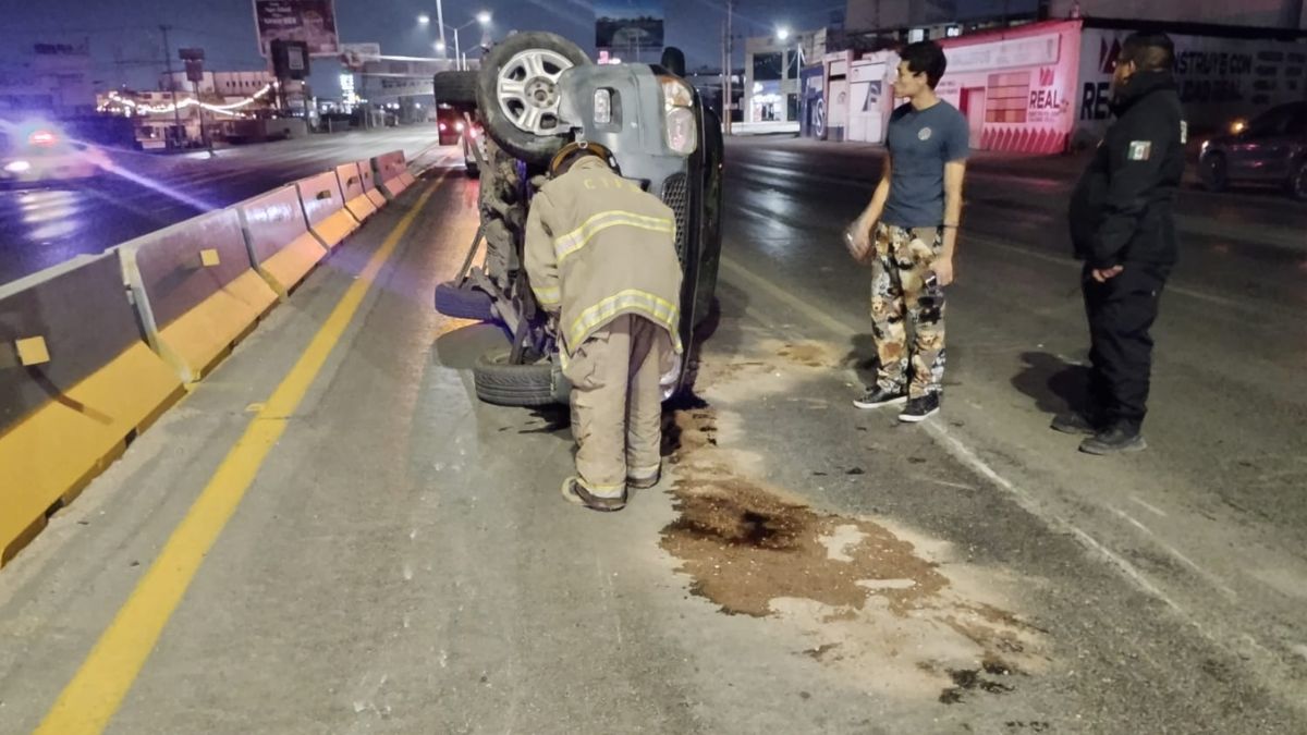 Volcadura en la Carretera Torreón-San Pedro: Jovencita de 20 Años Involucrada por Exceso de Velocidad