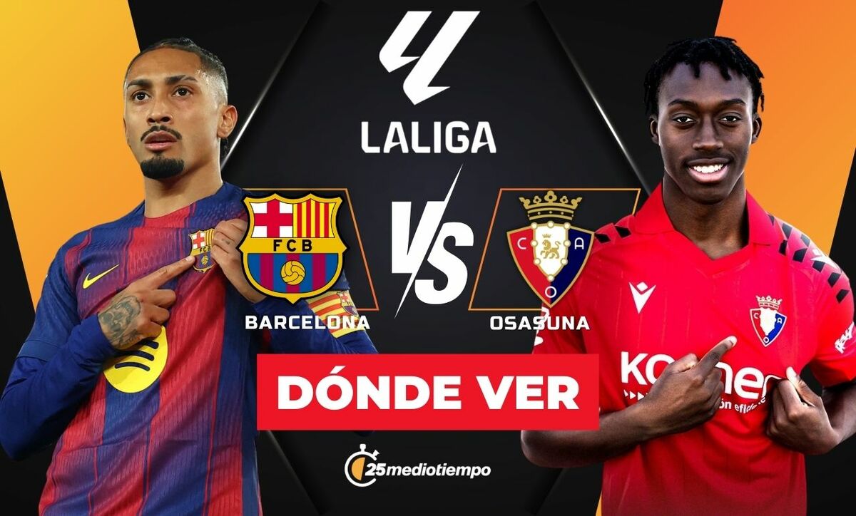 Barcelona vs Osasuna: Descubre a qué hora y dónde ver EN VIVO el partido J16 de LaLiga 2025
