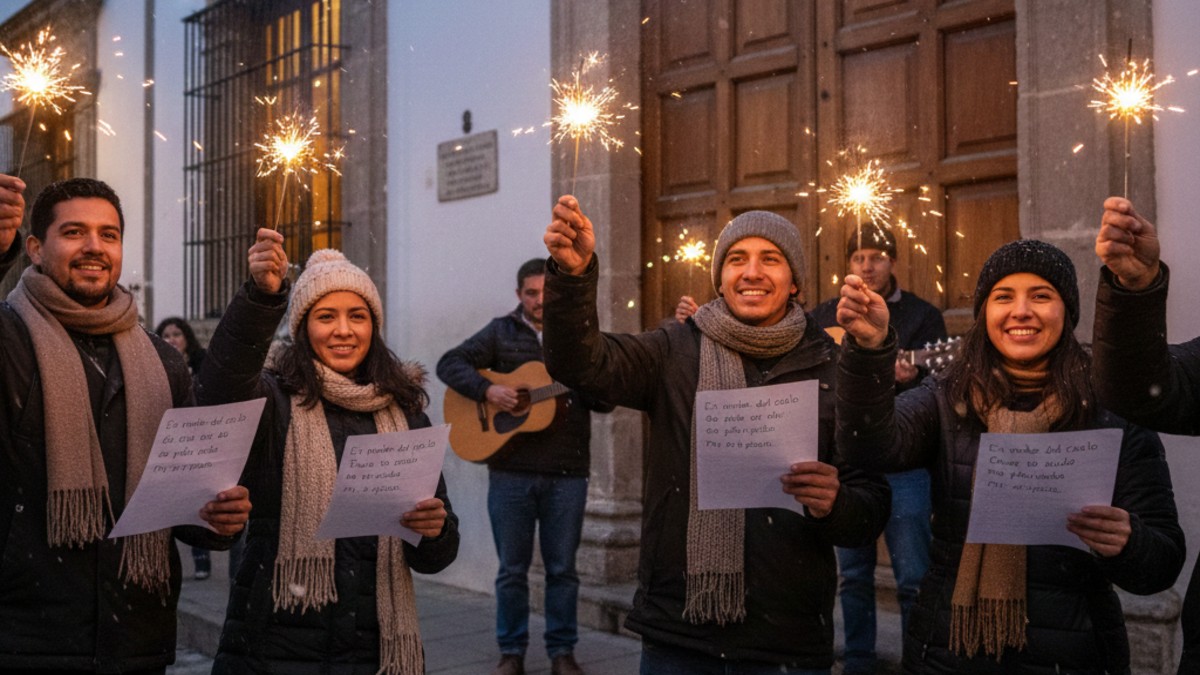 Canto para pedir posada: Letra y tradición en Navidad en Palm Springs