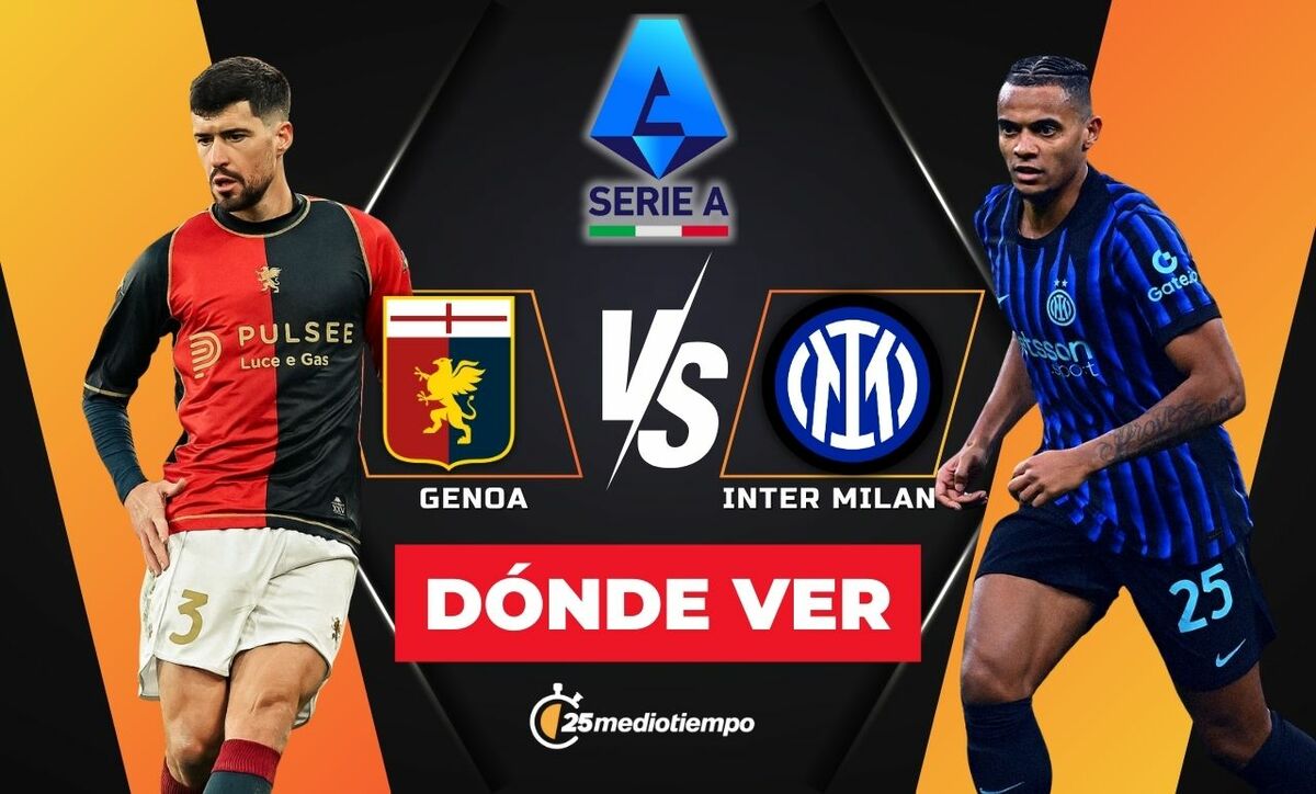 Genoa vs Inter de Milan EN VIVO: Horario y dónde ver la acción de la Serie A 2025