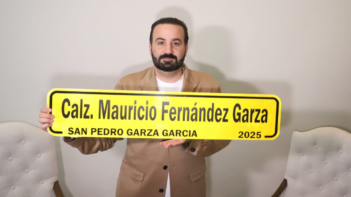 La Calzada San Pedro ahora rinde homenaje a Mauricio Fernández Garza