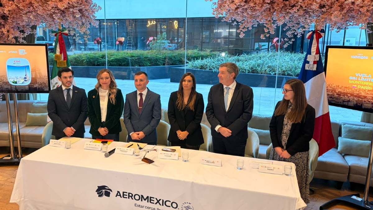 Aeroméxico Lanza Vuelo Directo desde Monterrey a París a Partir de Abril de 2026