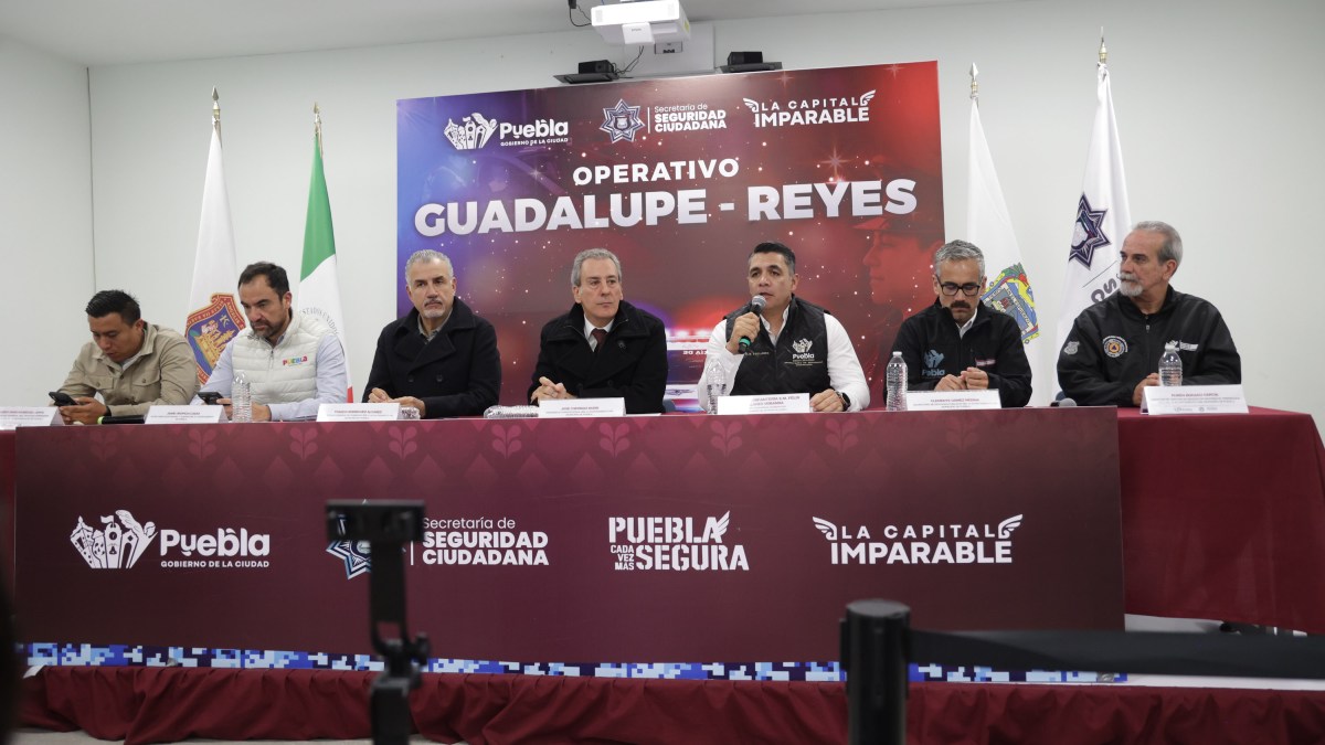 Operativo Guadalupe-Reyes en Puebla: 500 Elementos Para Fiestas Decembrinas Seguras